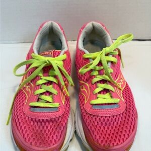 Saucony Women's Vibrant Pink and Lime Athletic Shoes